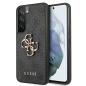Preview: Guess 4G elegante Luxus Schutzhülle für Samsung Galaxy S22 Metall Logo schwarz